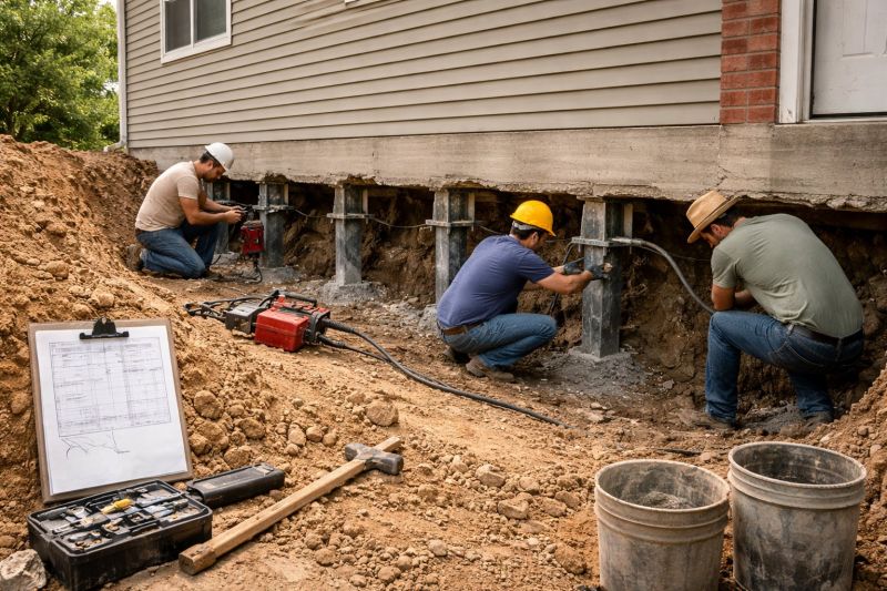 Foundation Repair in Bensalem, PA