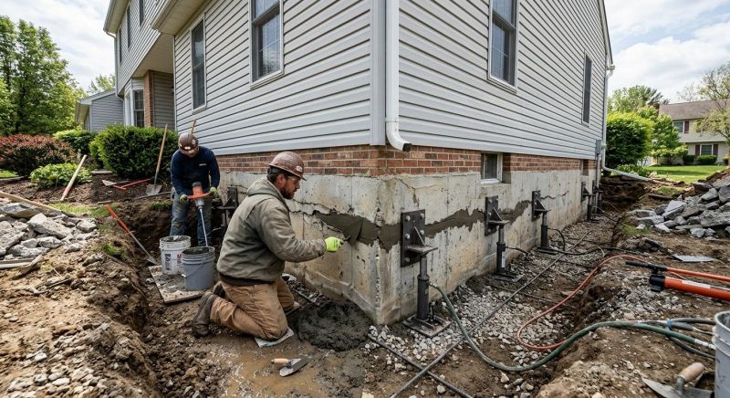 Basement Foundation Repair in Burlington County, NJ