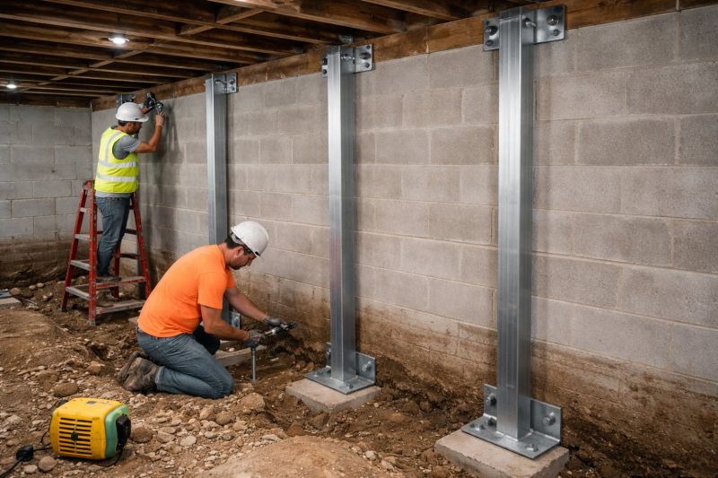 Basement Stabilization in Bensalem, PA