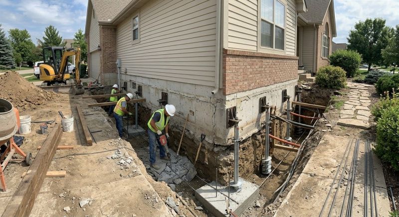 Basement Underpinning in Bensalem, PA