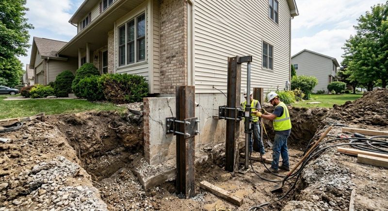 Basement Underpinning in Bensalem, PA