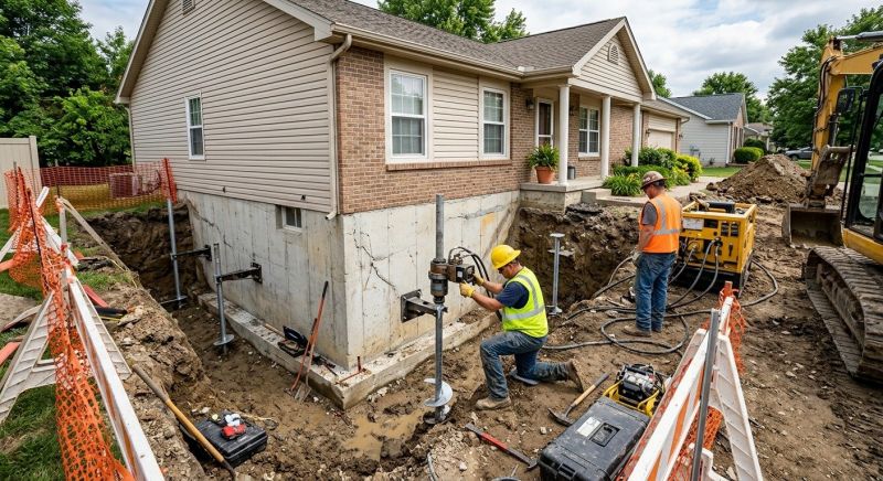 Building Foundation Repair in Clifton Heights, PA