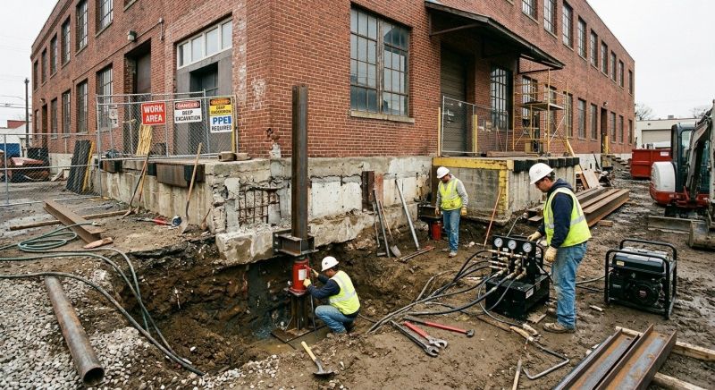 Building Foundation Repair in Montgomery County, PA