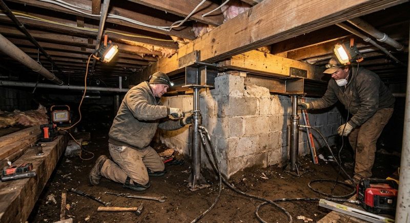 Concrete Foundation Repair in Clementon, NJ