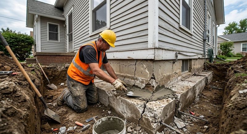 Concrete Foundation Repair in Glenside, PA