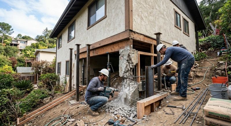 Concrete Foundation Repair in Warrington, PA