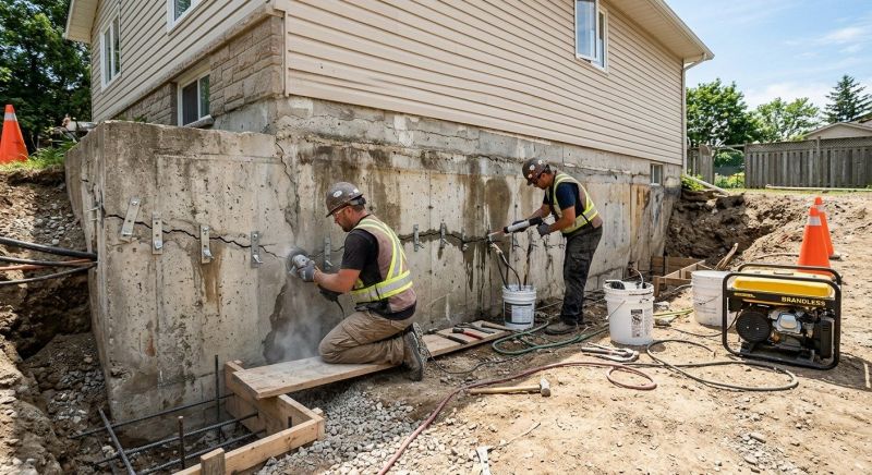 Concrete Foundation Repair in Wynnewood, PA