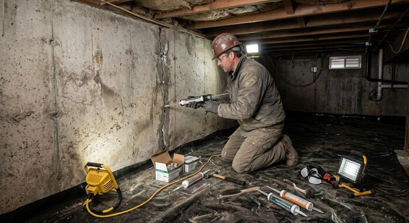 Cracked Foundation Repair in Dresher, PA