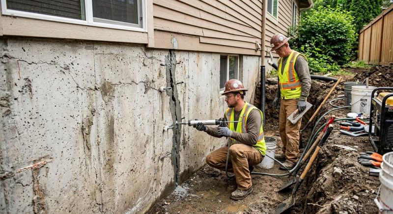 Cracked Foundation Repair in Voorhees, NJ