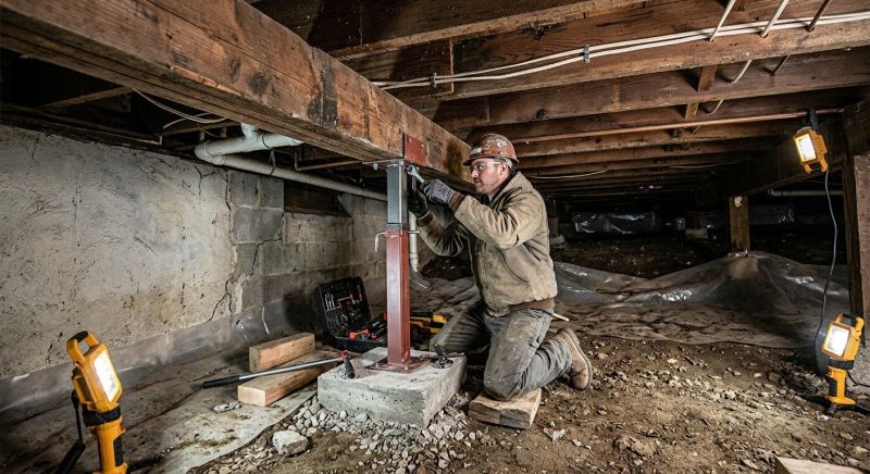 Crawlspace Foundation Repair in Bryn Mawr, PA