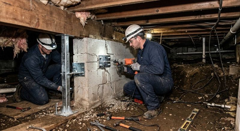 Crawlspace Foundation Repair in Springfield, PA