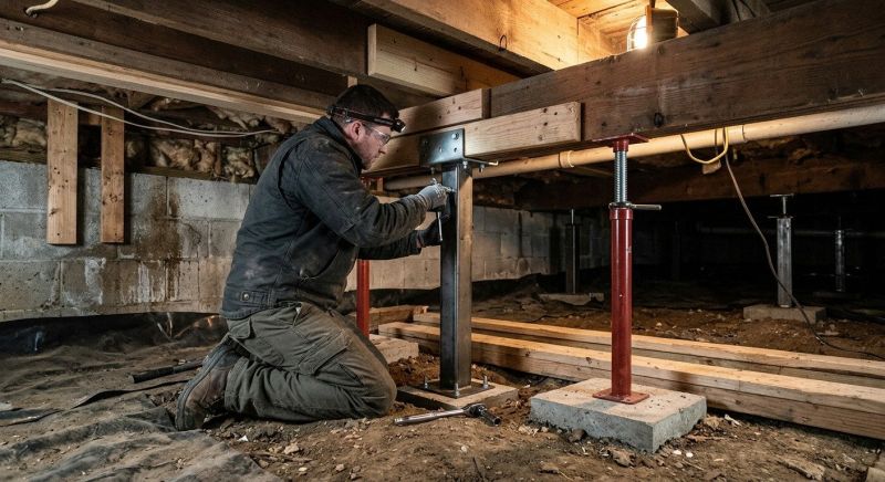 Crawlspace Structural Repair in Bensalem, PA