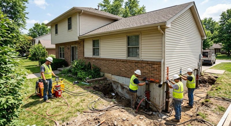 Foundation Jacking in Chalfont, PA