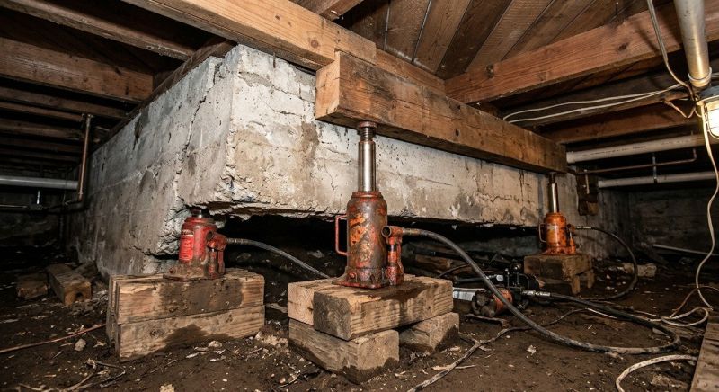Foundation Jacking in Fairless Hills, PA