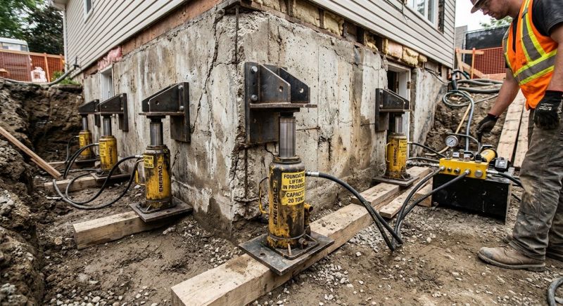 Foundation Jacking in Montgomery County, PA