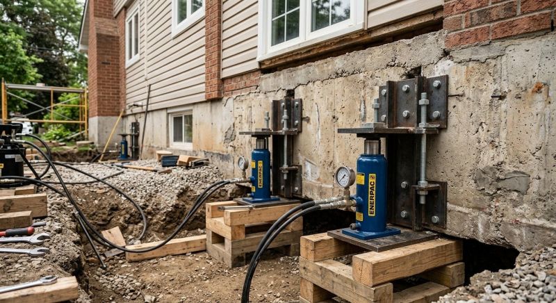Foundation Jacking in Norristown, PA