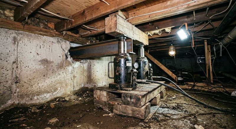 Foundation Jacking in Willow Grove, PA