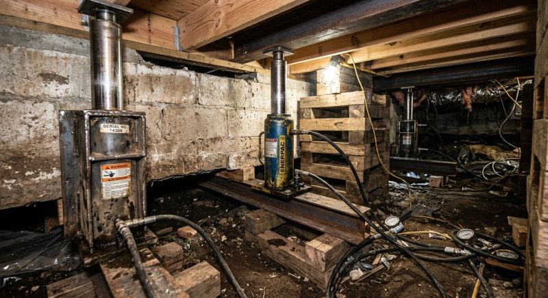 Foundation Jacking in Wynnewood, PA