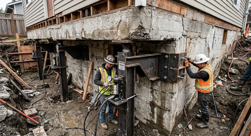 Foundation Lifting in Bristol, PA