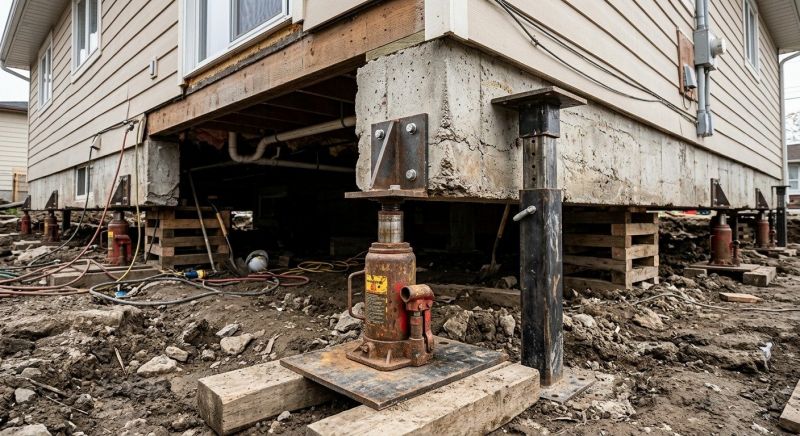 Foundation Lifting in Bucks County, PA