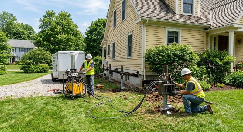 Foundation Lifting in Horsham, PA