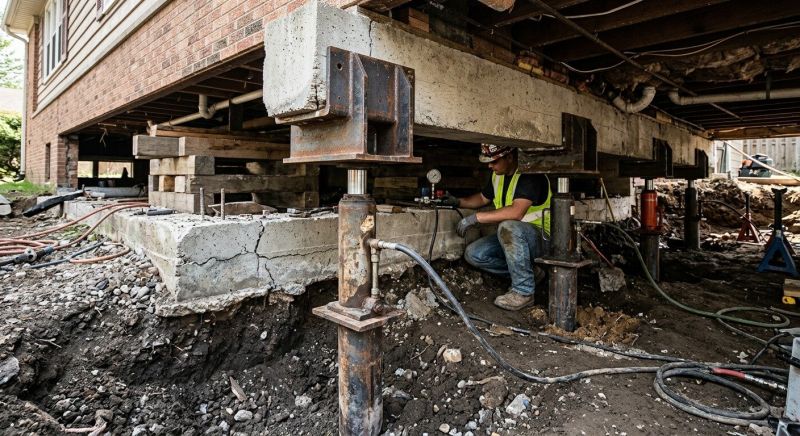 Foundation Lifting in Bensalem, PA
