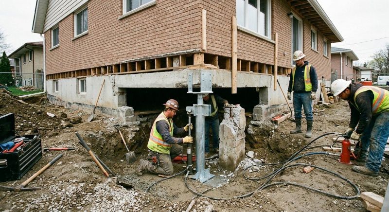 Foundation Pier Repair in Bensalem, PA