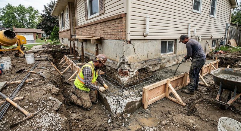 Foundation Repair in Pennsauken, NJ