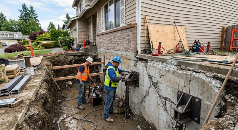 Foundation Structural Repair in Haddonfield, NJ