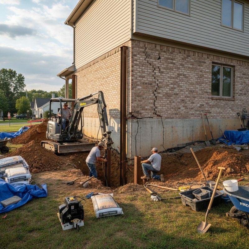 Foundation Structural Repair in Souderton, PA