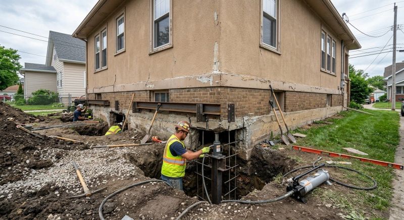 Foundation Underpinning in Bensalem, PA