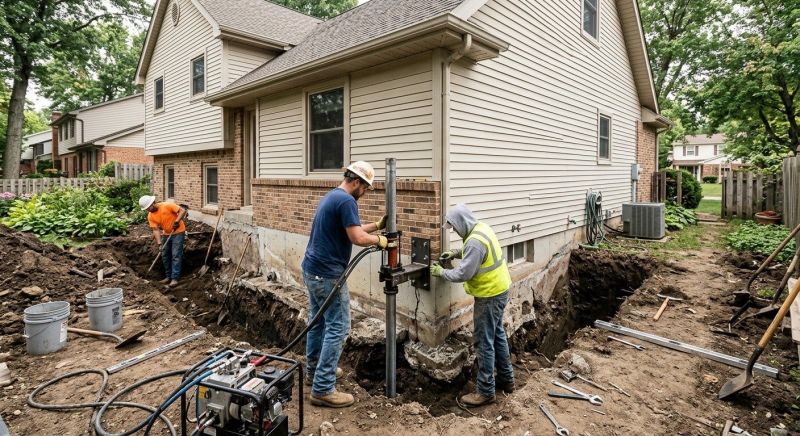 Home Foundation Repair in Bristol, PA