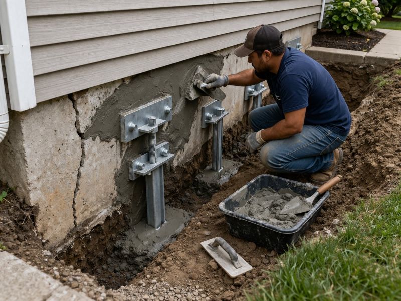 House Foundation Repair in Ambler, PA