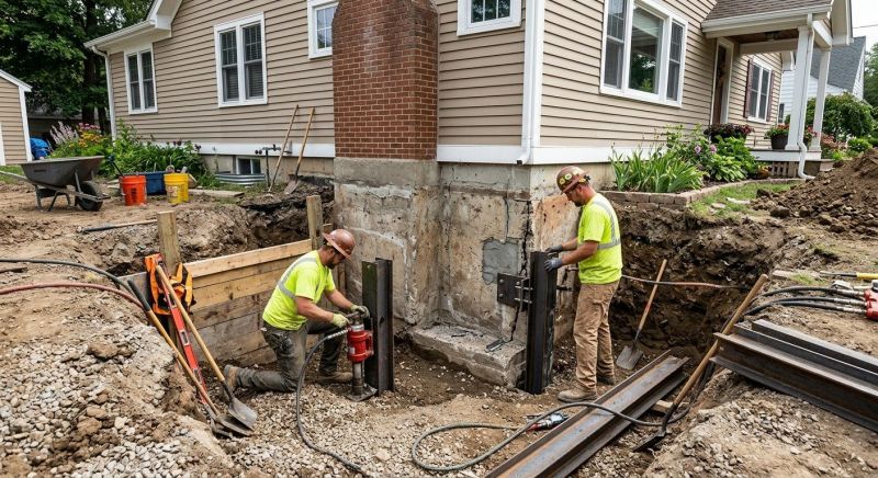 House Foundation Repair in Haddonfield, NJ