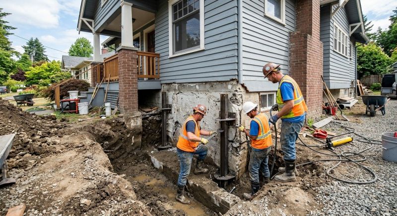House Foundation Repair in Hatfield, PA