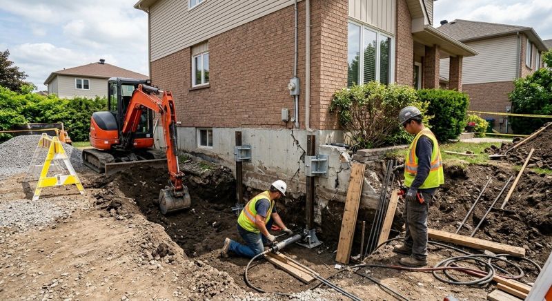 House Foundation Repair in Wynnewood, PA