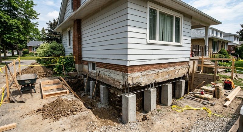 House Underpinning in Bensalem, PA