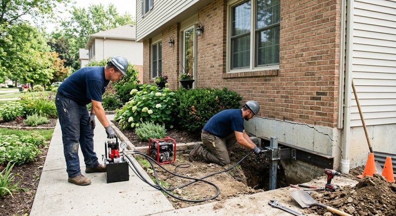 Settling Foundation Service in Elkins Park, PA