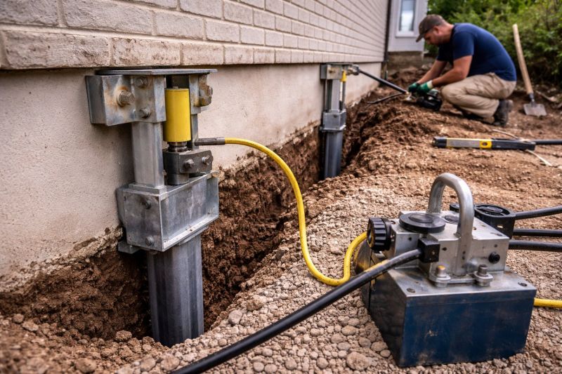 Sinking Foundation Repair in Hatfield, PA