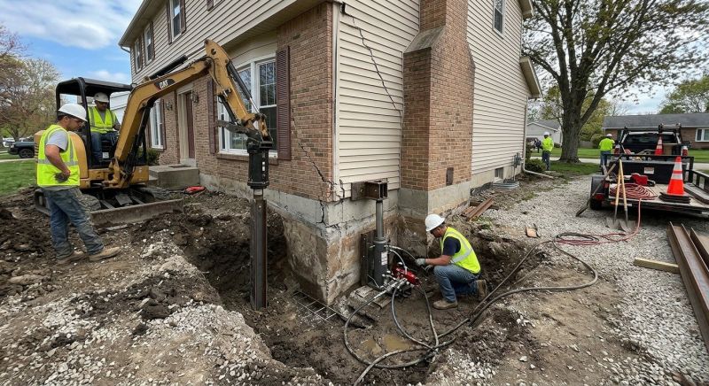 Sinking Foundation Repair in Lambertville, NJ