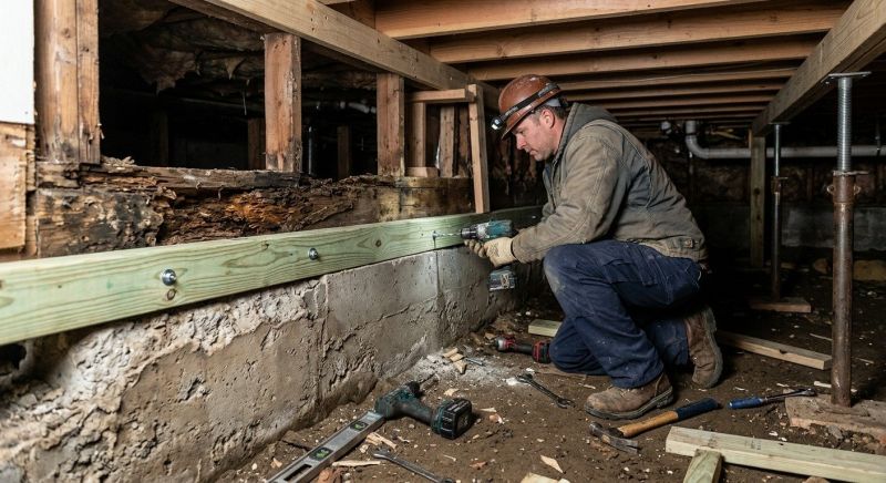 Sinking Foundation Repair in Springfield, PA