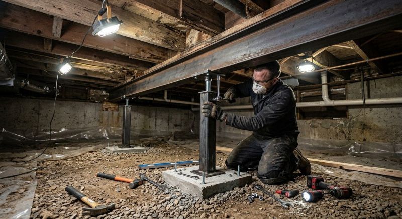 Slab Foundation Repair in Bensalem, PA